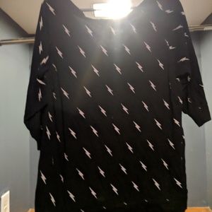 Torrid Lightening Quarter Sleeve Shirt Size 2x